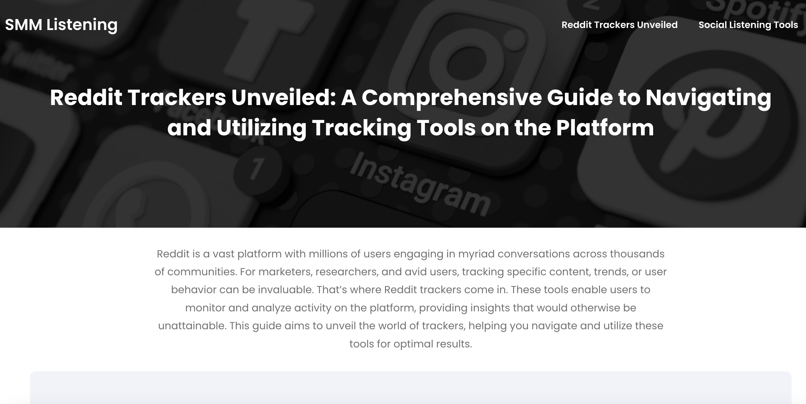 TrackReddit homepage showing keyword alerts and real-time notifications